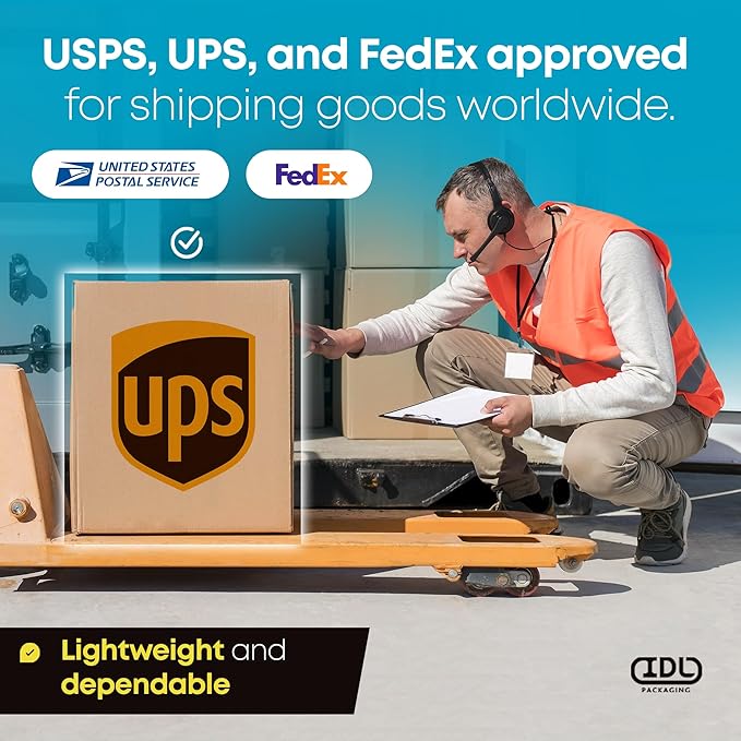 Large Shipping & Moving Boxes 20"L x 12"W x 8"H - Image 5