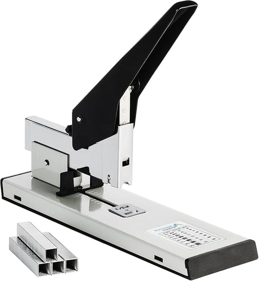 Blue Summit Supplies Heavy Duty Stapler, 200 Sheet Capacity, 2000 Staples by BlueSummitSupplies
