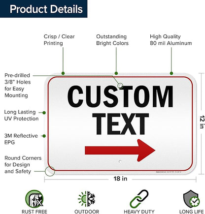 Custom Arrow Directional Sign by My Sign Center - Image 6