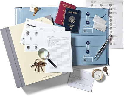 Savor | 2025 Edition The Folio™ Document Organizer | Custom Dyed Cloth-Bound by Savor