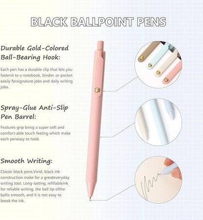 CRYLLIS Gel Pens, Smooth Writing Nursing, Fine Point, Office Supplies Pack - Image 3