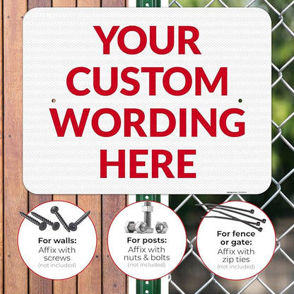 Custom Sign, Personalized Metal Signs, Customize - Image 4
