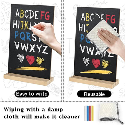 BOUBONI 2 Pack Small Chalkboard Signs - Image 4