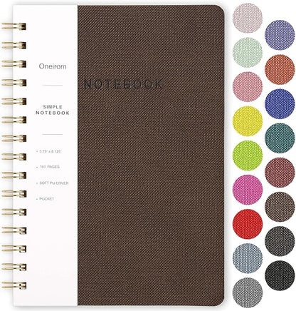 Spiral Notebook-5.75" x 8.125" College Ruled Journal by Oneirom