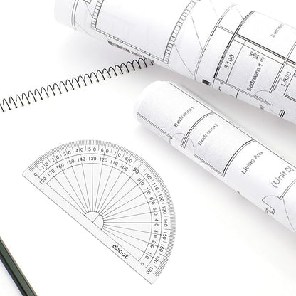 20 Pack Plastic Protractor, 180 Degrees Protractor - Image 6