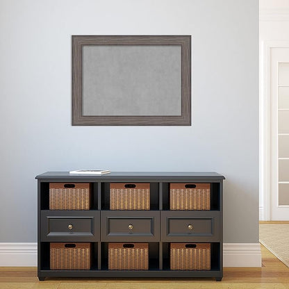 Amanti Art Grey Framed Magnetic Board 25x33 Medium Vision Board - Image 5