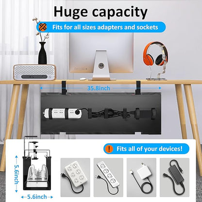 Cotohim Under Desk Cable Management Tray - Image 2