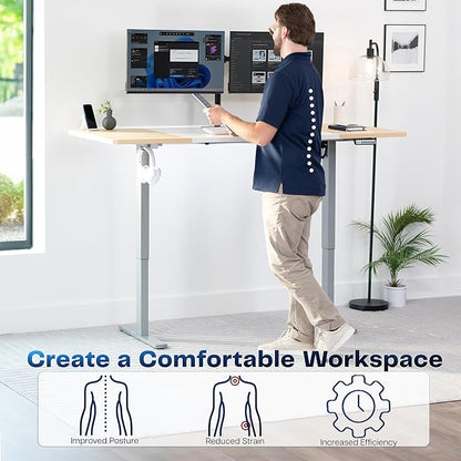VIVO Electric 71 x 30 in Standing Desk, Memory Height Adjustment, 1B Series - Image 4