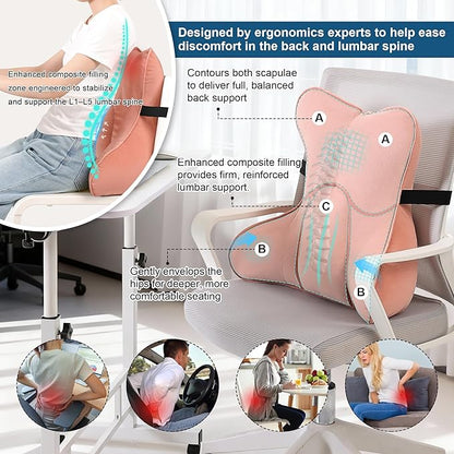 Ailuteie Lumbar Support Pillow for Lower Back Pain Relief – Multi-Functional - Image 4