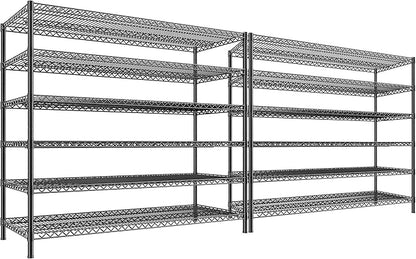 REIBII 83"H Storage Shelves 3840LBS Metal Shelving Unit Garage Shelving Heavy by REIBII