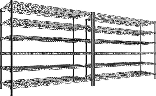 REIBII 83"H Storage Shelves 3840LBS Metal Shelving Unit Garage Shelving Heavy by REIBII