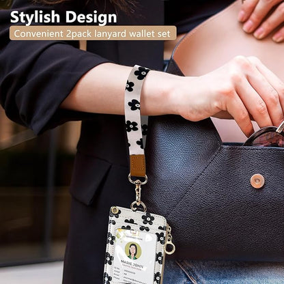 2-in-1 ID Badge Holder & Lanyard Wallet - Image 4