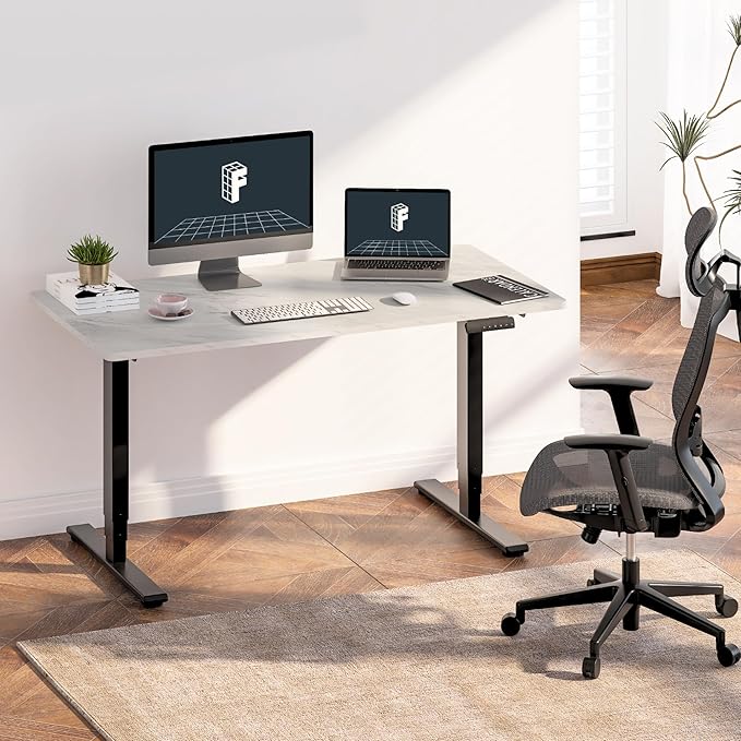 FLEXISPOT E6 3-Stage Dual Motor Electric Standing Desk 55 x 28 Sit Stand Up Desk - Image 2