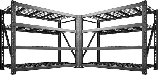 Bepatio 11000LBS Garage Shelving Heavy Duty Storage Shelves Adjustable 4-Tier by Bepatio