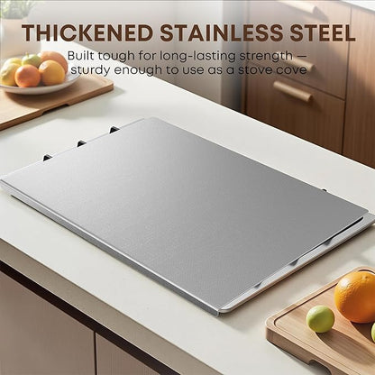 KORVOS Stainless Steel Cutting Board, 304 Stainless Steel Cutting Boards - Image 6