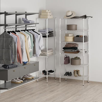 Regal Altair 18" Deep x 30" Wide x 74" Height Wire Shelving Kit | 6-Tier | NSF - Image 7