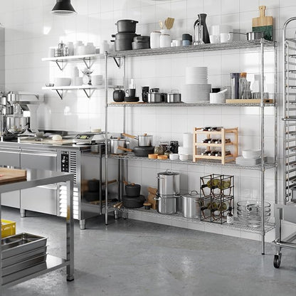 Regal Altair 14" Deep x 72" Wide x 74" Height Wire Shelving Kit | 4-Tier | NSF - Image 2