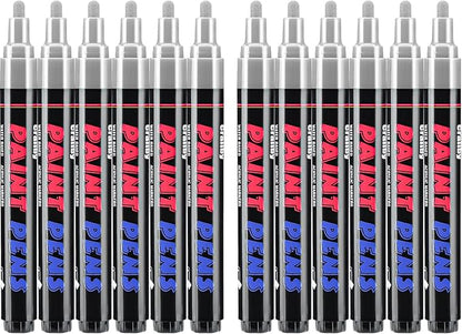 Craiiby Silver Paint Pens Paint Markers by Craiiby