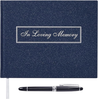 Spacobo Funeral Guest Book for Memorial Service in Loving Memory Guest Book for by Spacobo
