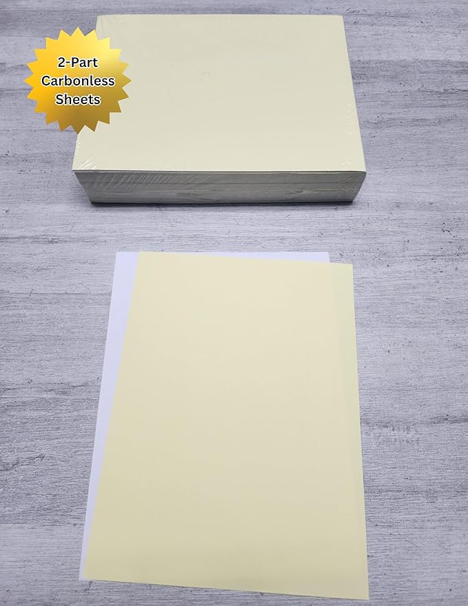 Limited Papers, Carbonless Sheets, Pre Collated, Bond Finish., 5 Reams) - Image 3