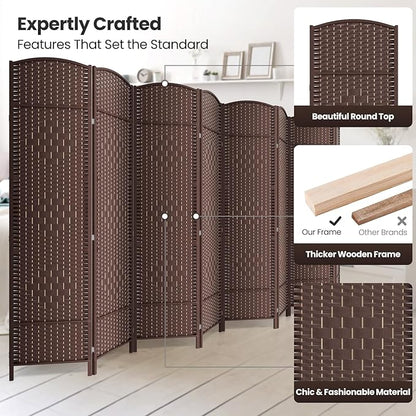 Cocosica 8 Panel Room Divider, 6Ft Folding Privacy Screen, Tall - Image 2