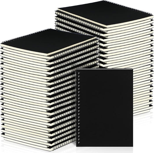 Yahenda 54 Pcs Spiral Notebook Bulk A5 Journal Lined 8.3'' x 5.5'' Writing by Yahenda