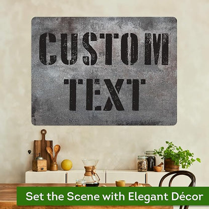 Custom Sign, Custom Street Sign, 11 Font Colors, 13 Font Styles, 4 Hole Options - Image 4