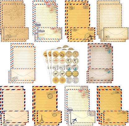 TaoBary 160 Pcs Stationery Paper Set 50 Double Sided Stationery Papers by TaoBary