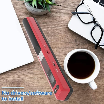 Zunate Portable A4 Handheld Scanner, 900 DPI USB Document, Photo Scanner - Image 3