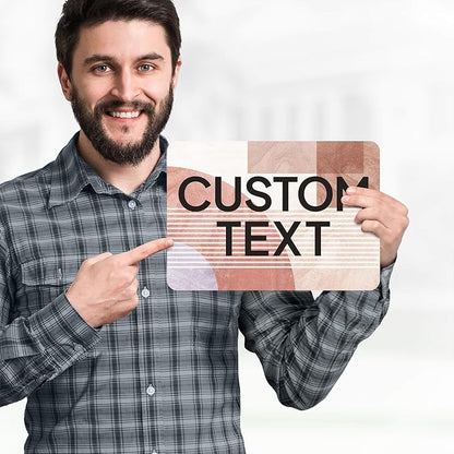 Custom Sign, Custom Street Sign, 11 Font Colors, 13 Font Styles, 4 Hole Options - Image 2