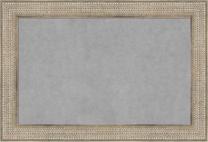 Amanti Art Silver Framed Magnetic Board 26x38 Large Vision Board by AmantiArt