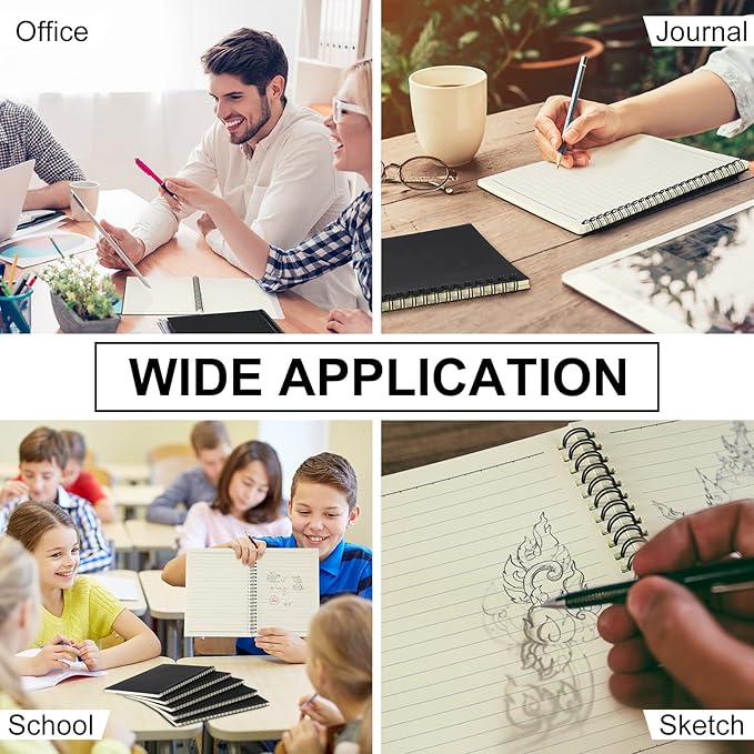 Yahenda 2 Pcs Spiral Notebook Bulk A5 Journal Lined 8.3'' x 5.5'' Writing - Image 4