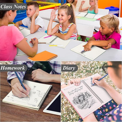 Leelosp 12 Pack Small Spiral Notebook 5 x 7 Inch Lined College Ruled Spiral - Image 7