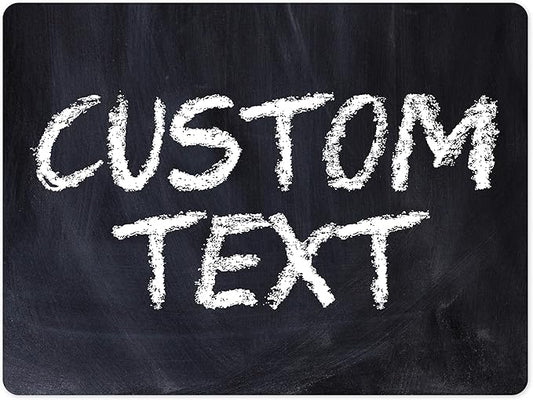Custom Sign, Custom Street Sign, 11 Font Colors, 13 Font Styles, 4 Hole Options by MySignCenter