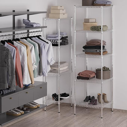 Regal Altair 24" Deep x 24" Wide x 86" Height Wire Shelving Kit | 5-Tier | NSF - Image 5