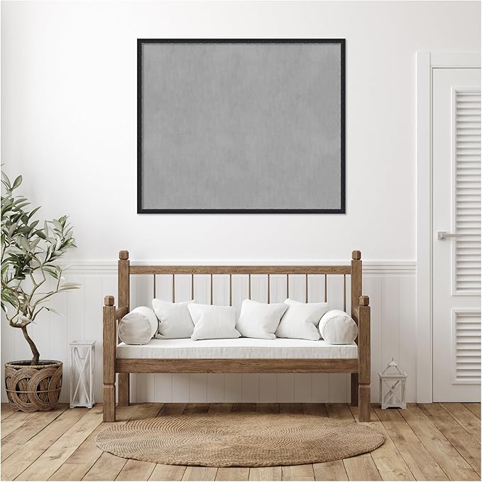 Amanti Art Black Framed Magnetic Board 42x50 Oversize Vision Board - Image 5