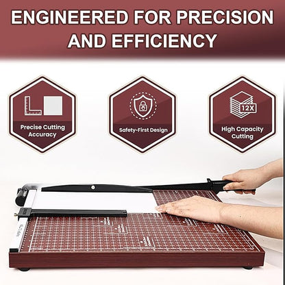 Voluda 18 Inch Guillotine Paper Cutter - Image 3