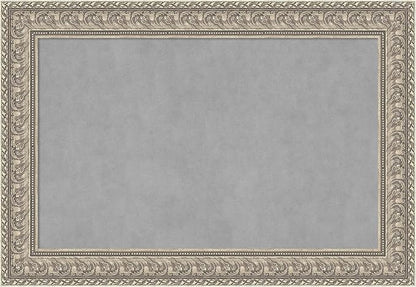 Amanti Art Silver Framed Magnetic Board 27x39 Large Vision Board by AmantiArt