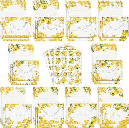 TaoBary 160 Pcs Stationery Paper Set 50 Double Sided Stationery Papers by TaoBary