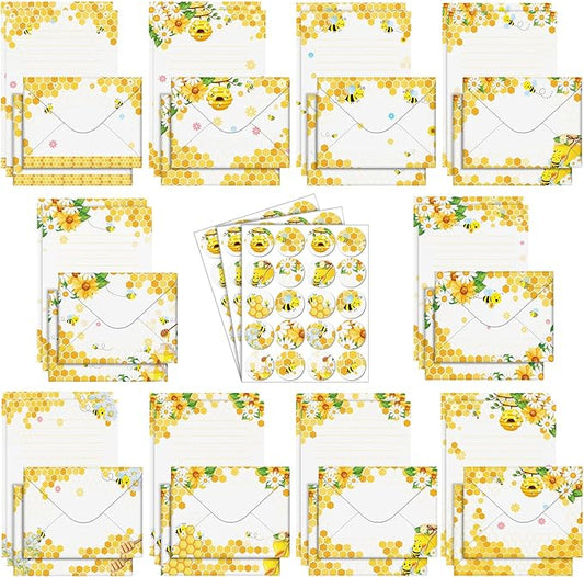 TaoBary 160 Pcs Stationery Paper Set 50 Double Sided Stationery Papers by TaoBary