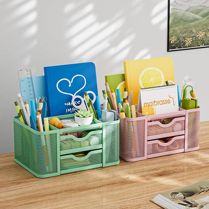 Marbrasse Mesh Desk Organizer, Pen Organizer - Image 3