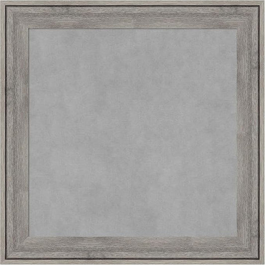 Amanti Art Grey Framed Magnetic Board 25x25 Medium Vision Board by AmantiArt