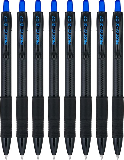 PILOT G2 Edge Blue Premium Gel Roller Pens, 0.7 mm Fine Point Pens, Sensory by PilotCorporationofAmerica