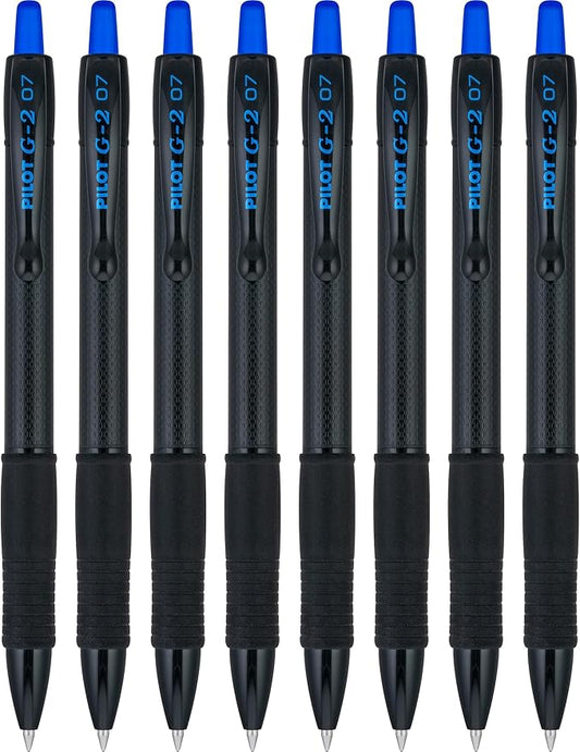 PILOT G2 Edge Blue Premium Gel Roller Pens, 0.7 mm Fine Point Pens, Sensory by PilotCorporationofAmerica