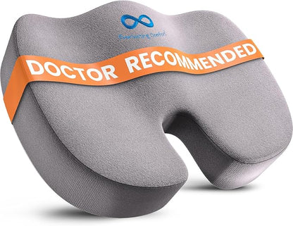 Everlasting Comfort Doctor Recommended Memory Foam Seat Cushion by EverlastingComfort