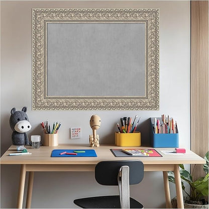 Amanti Art Silver Framed Magnetic Board 25x31 Medium Vision Board - Image 6