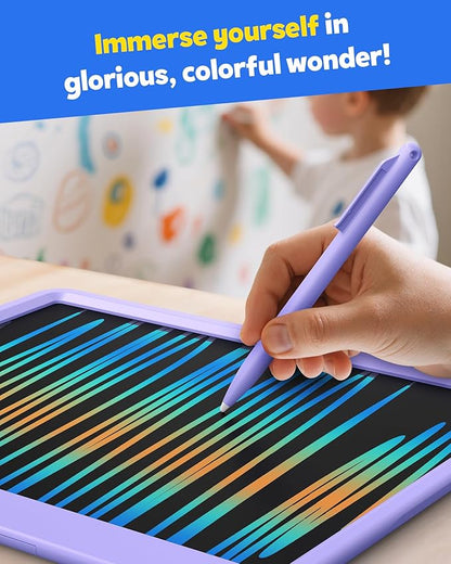 TEKFUN LCD Writing Tablet Doodle Board, 12inch Colorful Drawing Travel - Image 4
