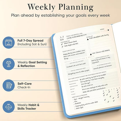 Mantra Planner 2026 Planner, Daily Journal & Gratitude Journal All-In-One - Image 5