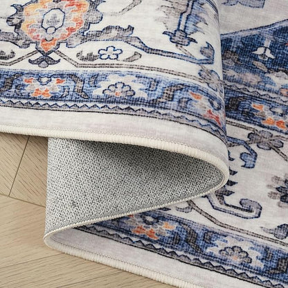 Rugcomf Vintage Medallion Kitchen Runner 2'x6' - Image 5