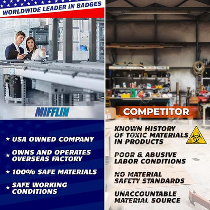 Mifflin-USA Card Protector Quick Load Horizontal No Zipper Name ID Badge Holder… - Image 7